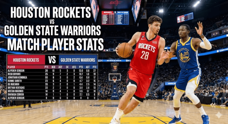 Houston Rockets vs Golden State Warriors Match Player Stats
