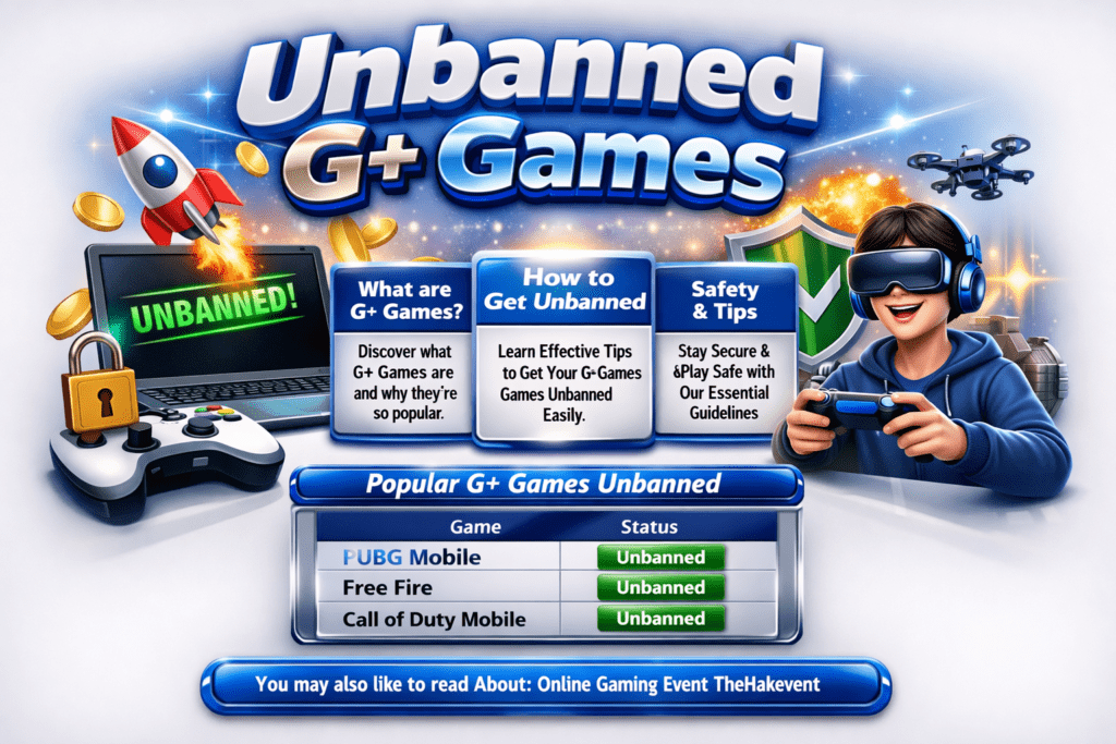 Unbanned G+ Games Hub: Play Fast, Safe, and Fun Browser Games Anytime