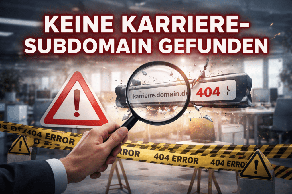 Keine Karriere-Subdomain Gefunden: Meaning, Causes, and Fixes That Restore Your Careers Page Fast