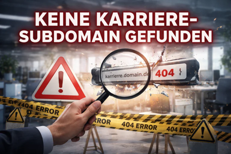 Keine Karriere-Subdomain Gefunden