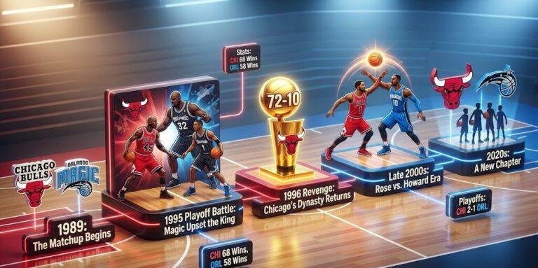 Chicago Bulls vs Orlando Magic Timeline