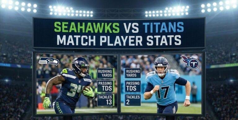 Seahawks vs Tennessee Titans Match Player Stats