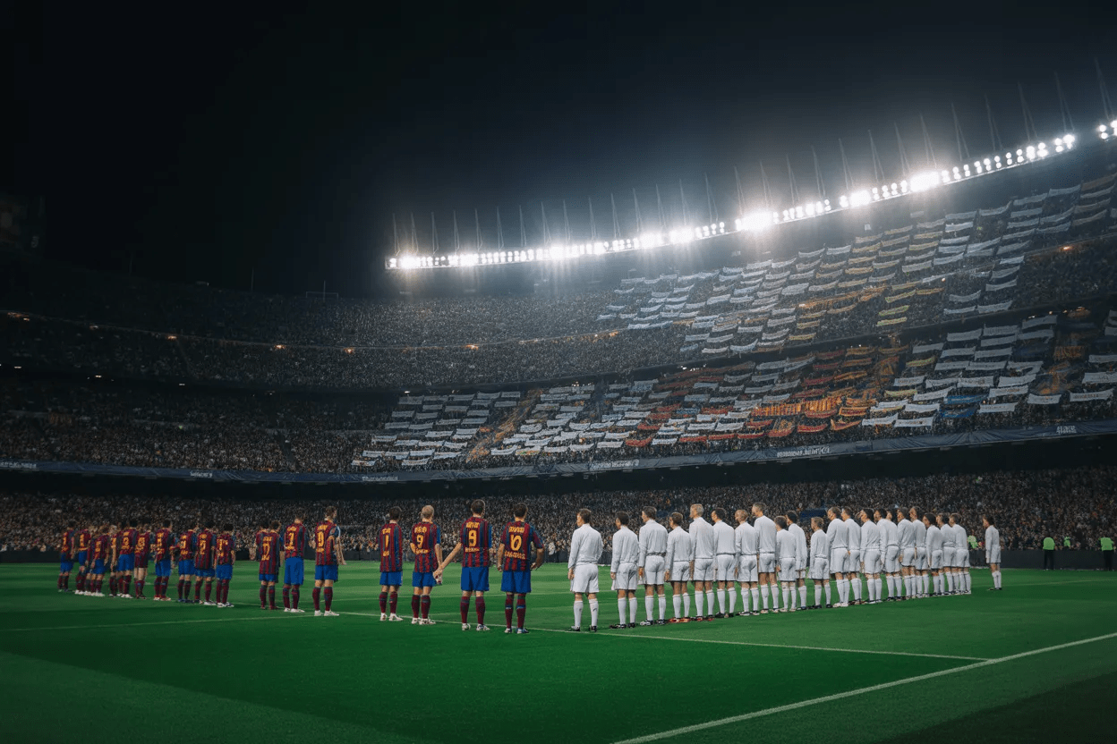 FC Barcelona vs Real Madrid Lineups