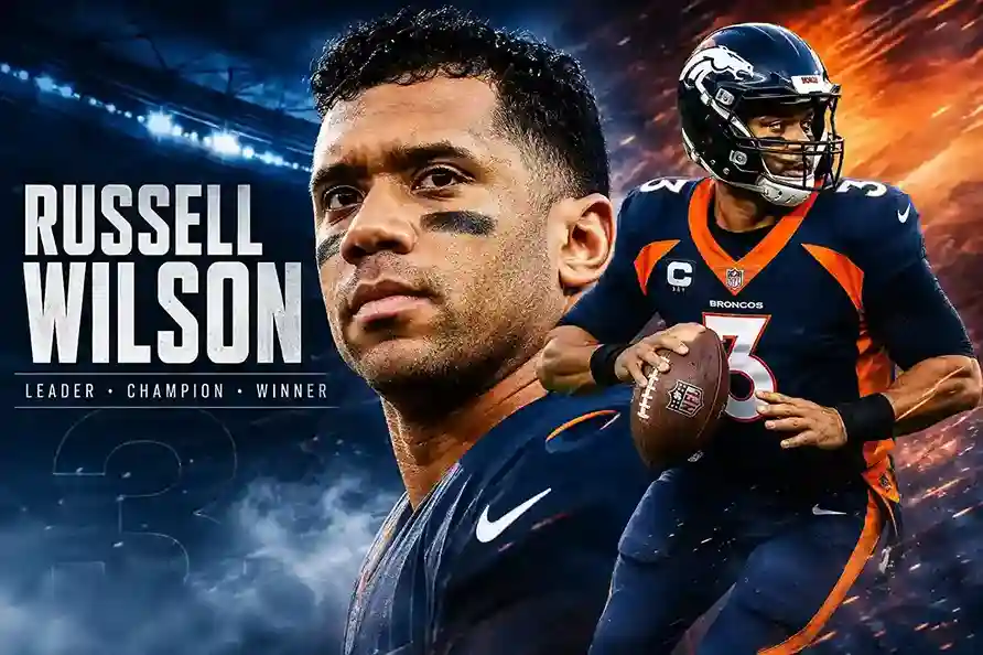 Russell Wilson NFL quarterback in action