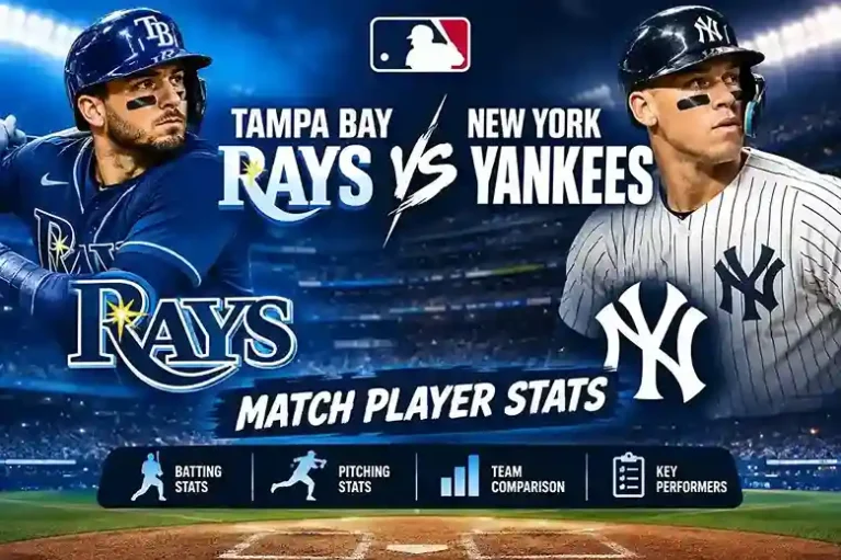 Who Won the Battle? Tampa Bay Rays vs New York Yankees Match Player Stats