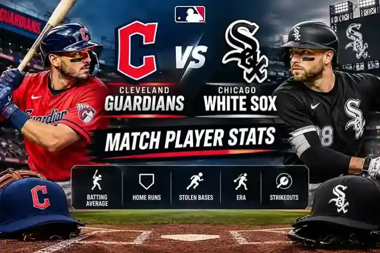 Where Can You Find Cleveland Guardians vs White Sox Match Player Stats?