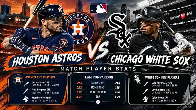 What Do Houston Astros vs Chicago White Sox Match Player Stats Reveal About This AL Rivalry?